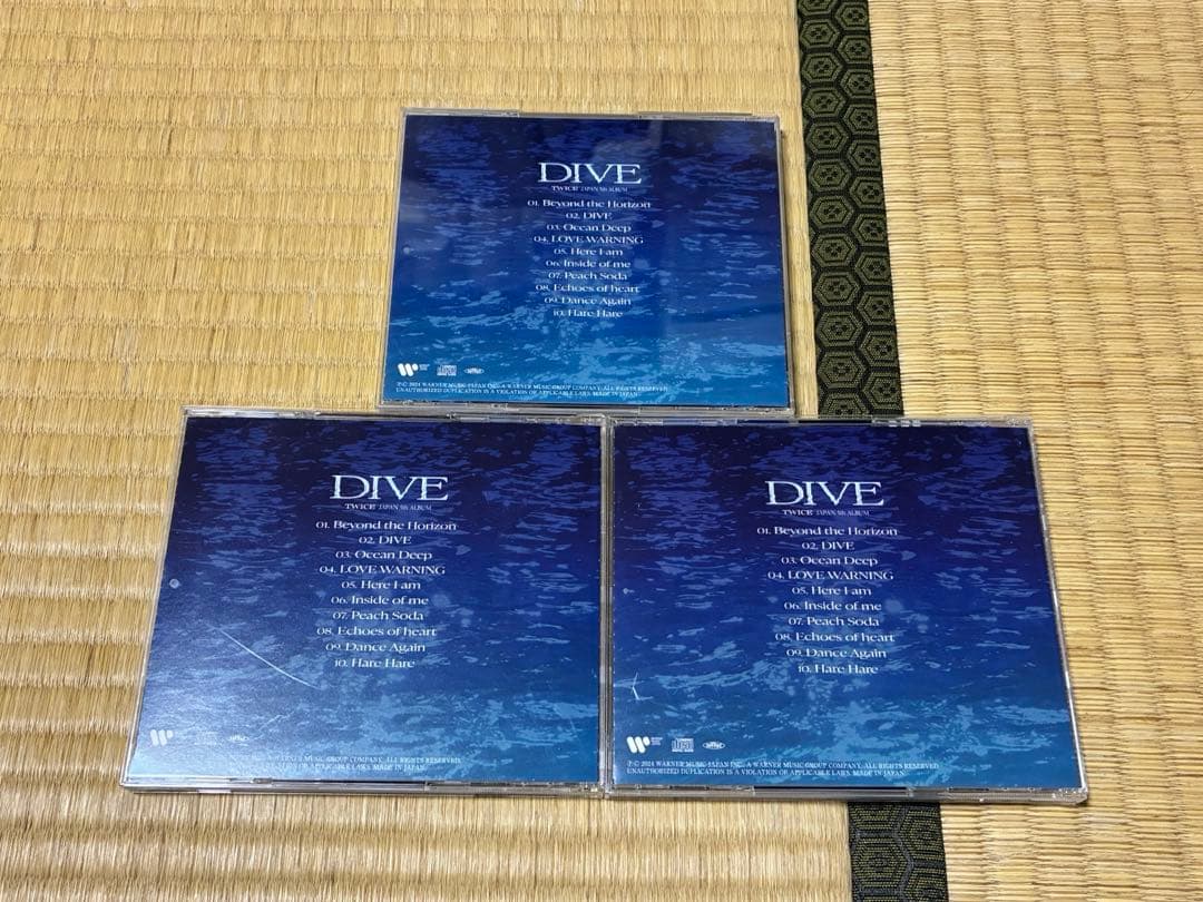 K-POP・アジア TWICE DIVE MINA SANA MOMO Once Japan CD