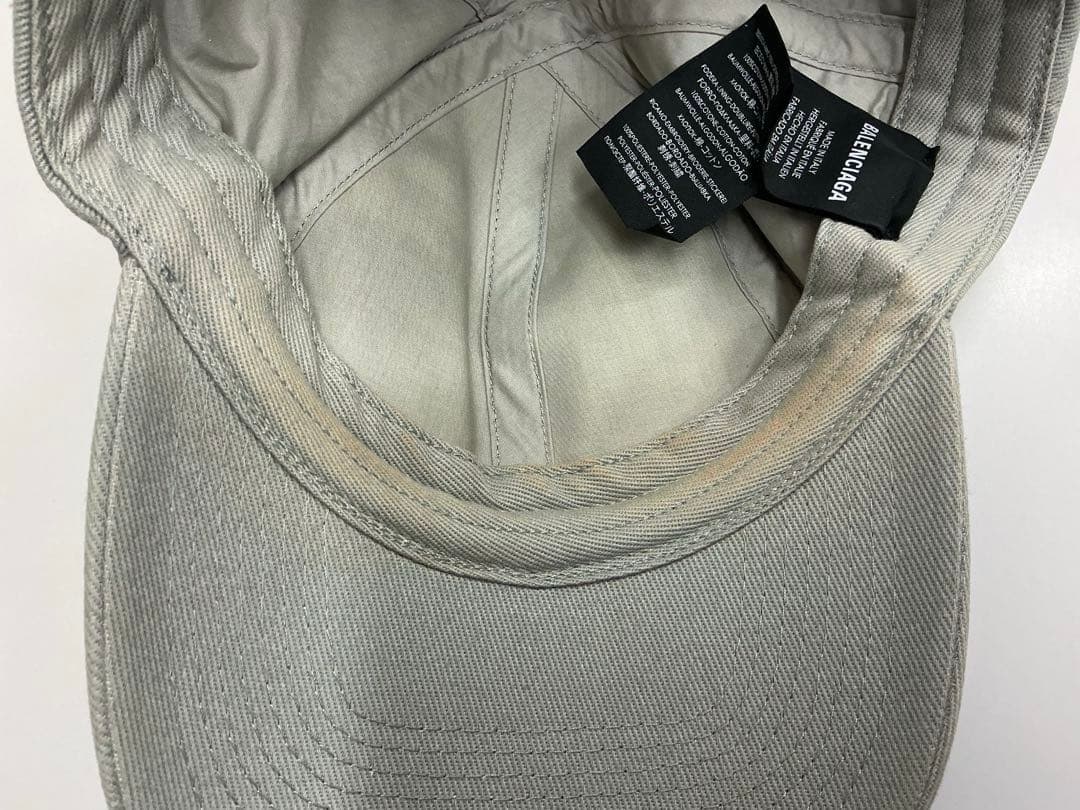 BALENCIAGA バレンシアガ ベースボールキャップ 帽子 グレー