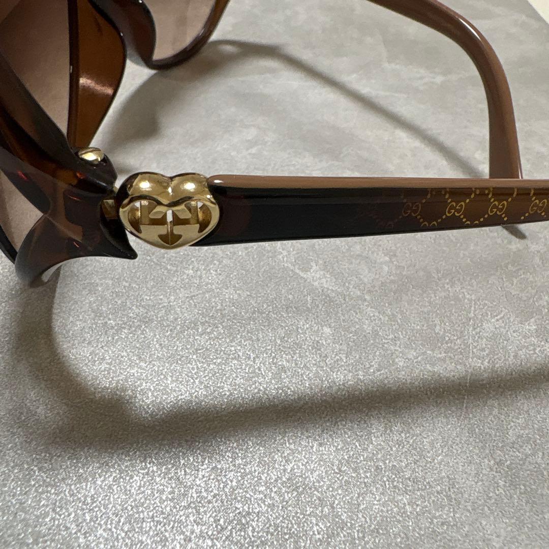 値下げGUCCI サングラス GG3792/F/S ブラウン ハート金具