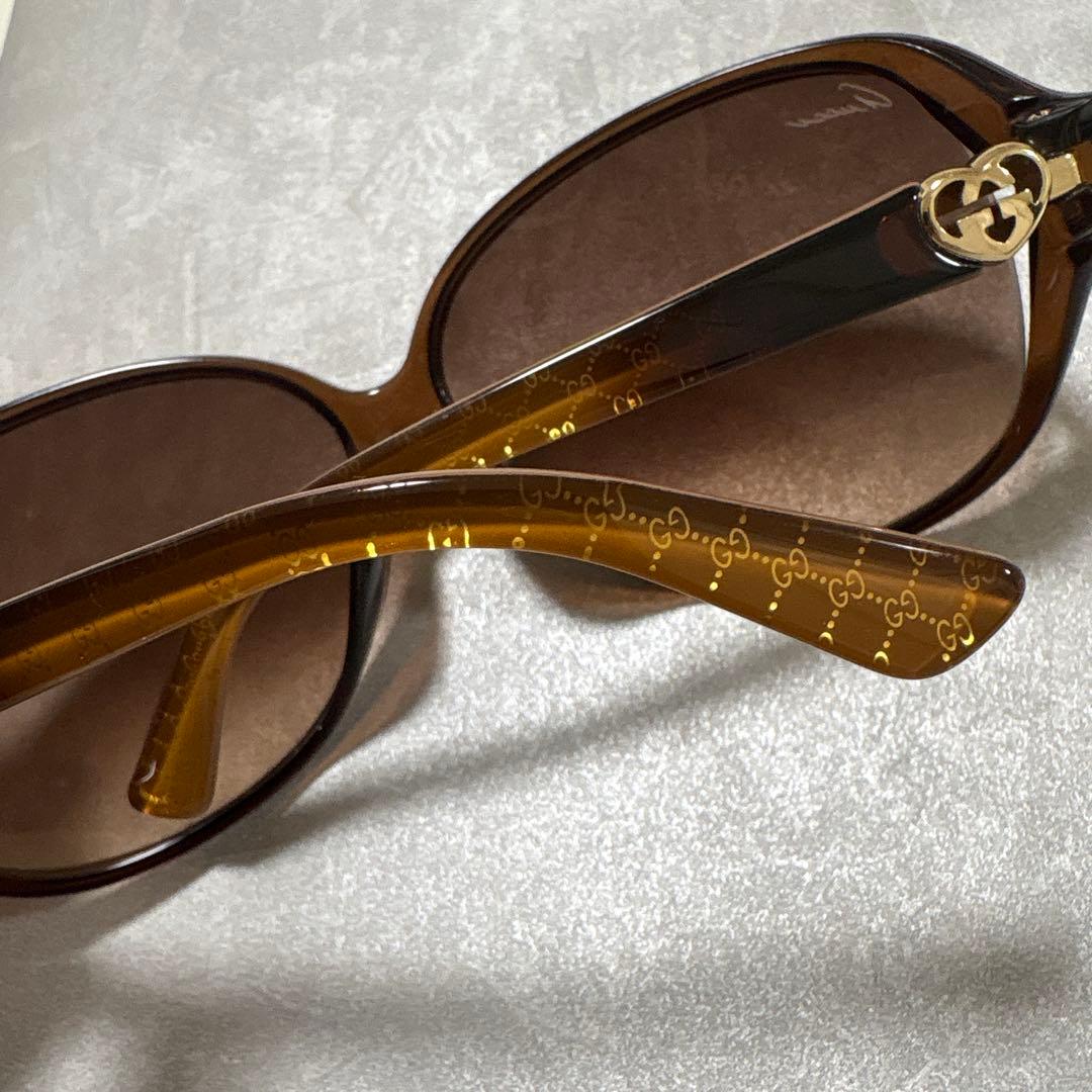 値下げGUCCI サングラス GG3792/F/S ブラウン ハート金具
