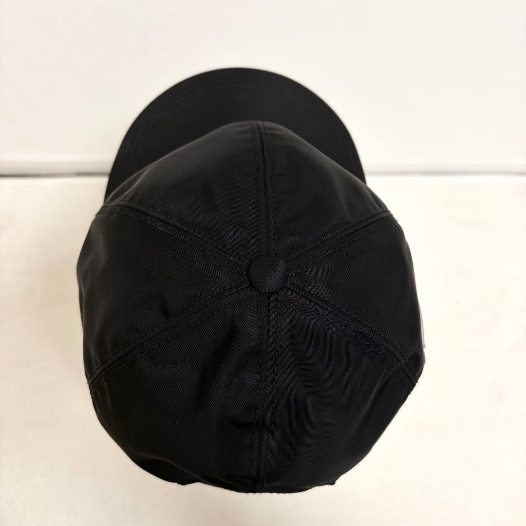 【極美品】プラダ RE-NYLON ベースボールキャップ ブラック 三角ロゴ