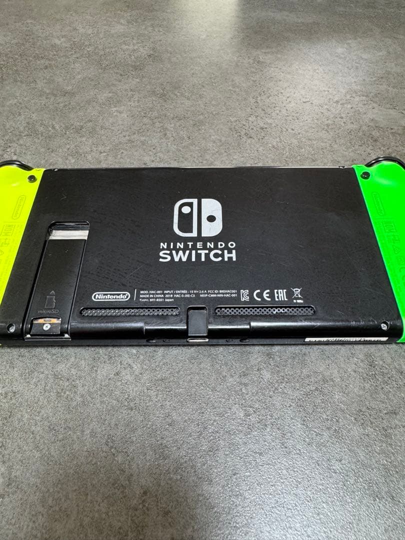 【ジャンク品】Nintendo Switch 本体 グリーン/イエロー