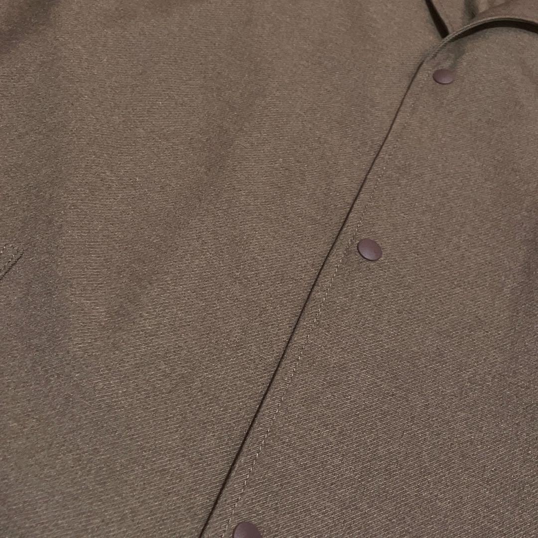 良品★MUJI Labo★カルゼ織りテーラードカラーシャツ★L～XL★ブラウン