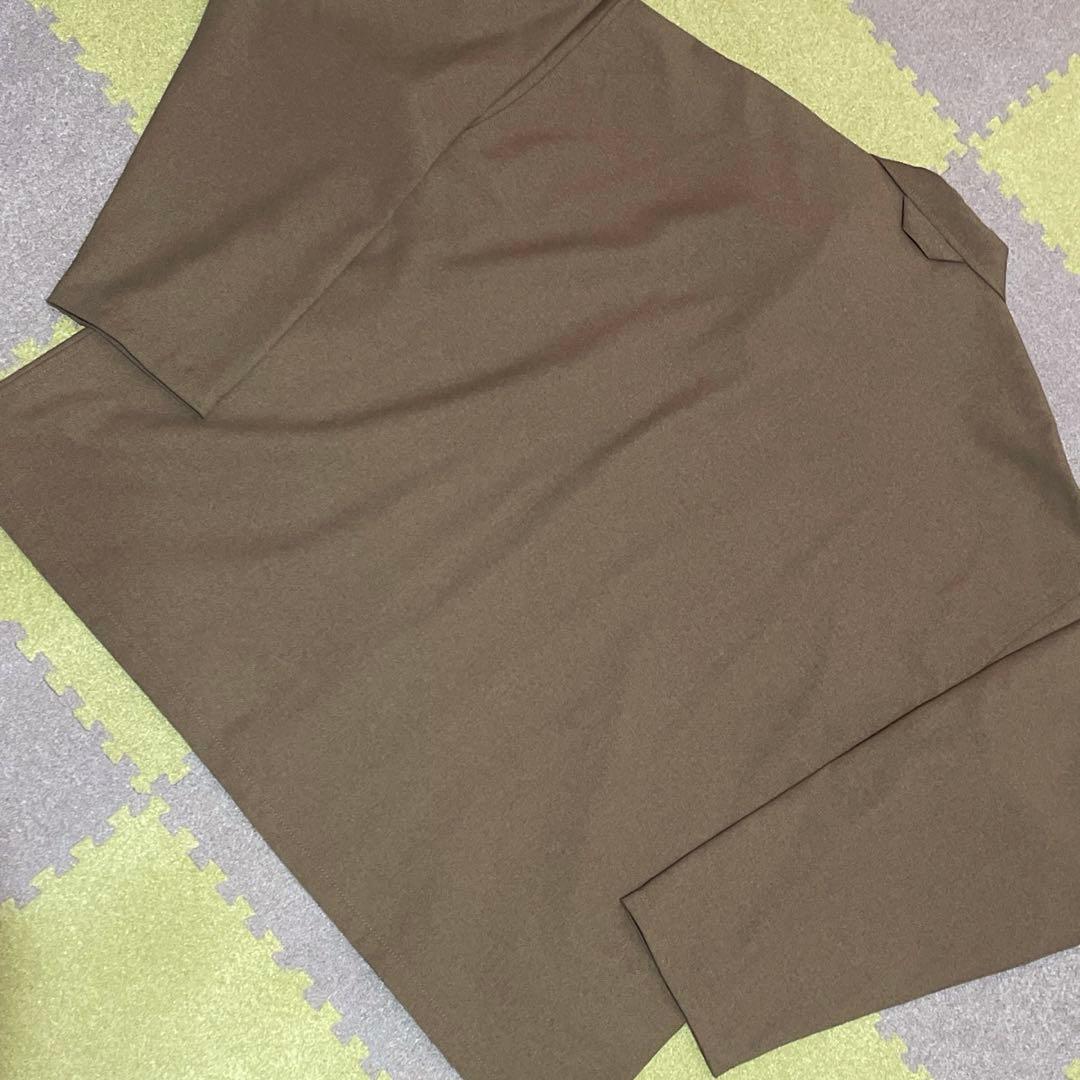 良品★MUJI Labo★カルゼ織りテーラードカラーシャツ★L～XL★ブラウン