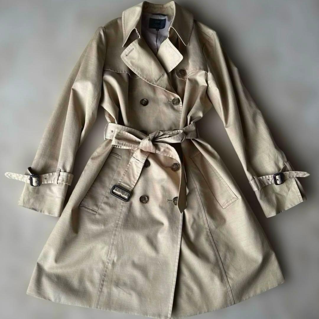 23区　ニジュウサンク　トレンチコート　ベージュ　大きめサイズ　44 ✨美品✨