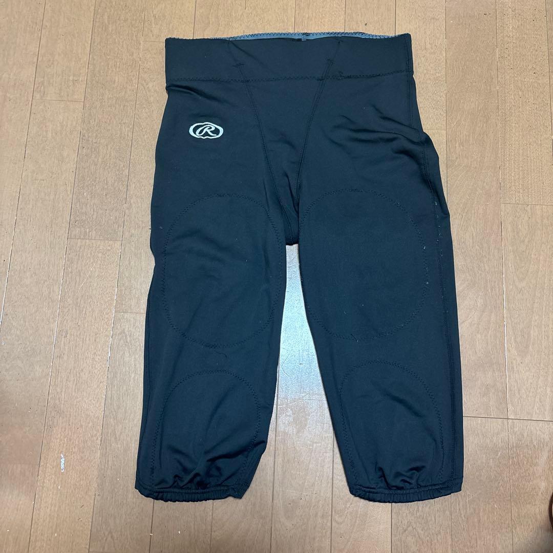 や*ち様 McDavid パッド付きハーフパンツ 黒 フットボールパンツ　黒　M