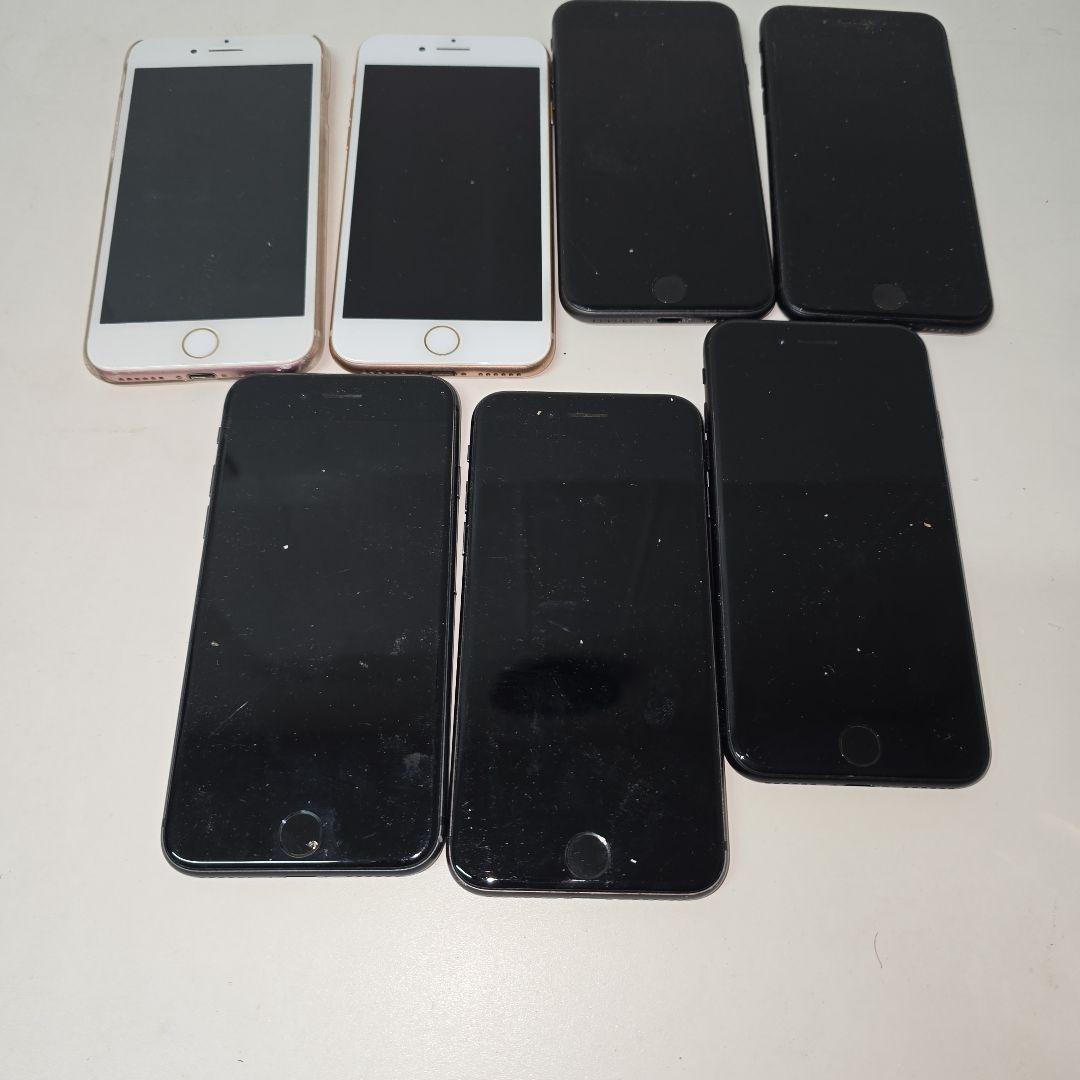 ジャンクはiPhone 8、iPhone 7、iPhone SEの合計7台。