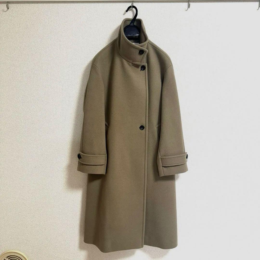 green label relaxing ソフトメルトン スタンドカラー コート