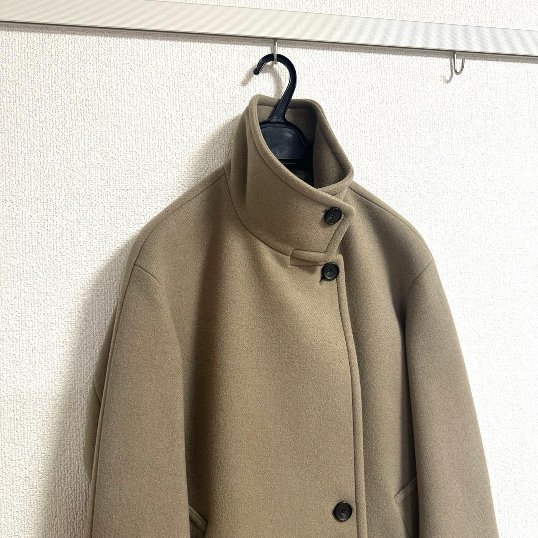 green label relaxing ソフトメルトン スタンドカラー コート
