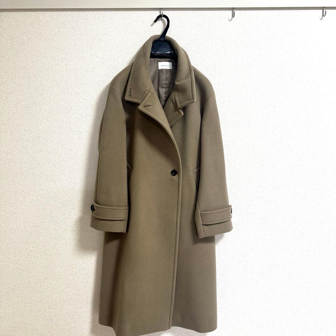 green label relaxing ソフトメルトン スタンドカラー コート