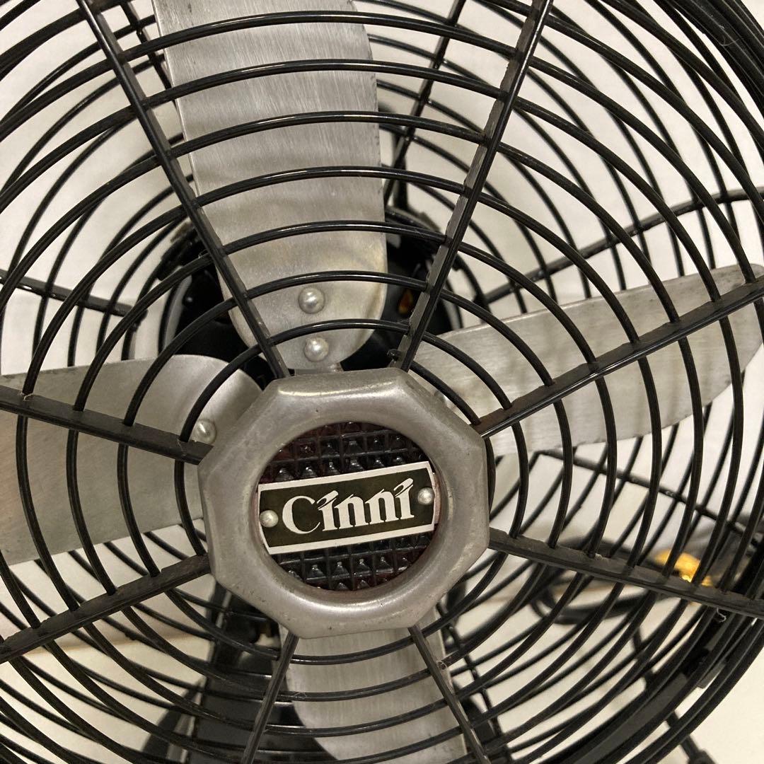 cinni スィンニー　レトロ雑貨　扇風機　黒