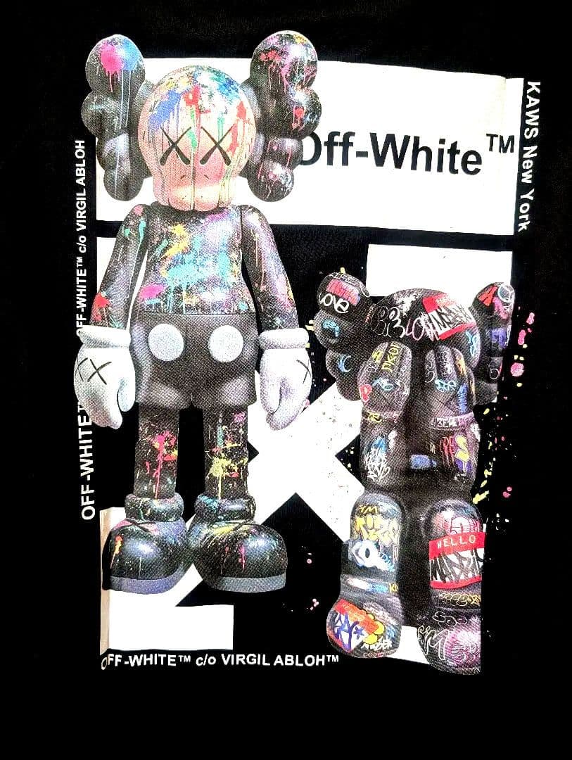 Off-White コラボ Tシャツ ブラック
