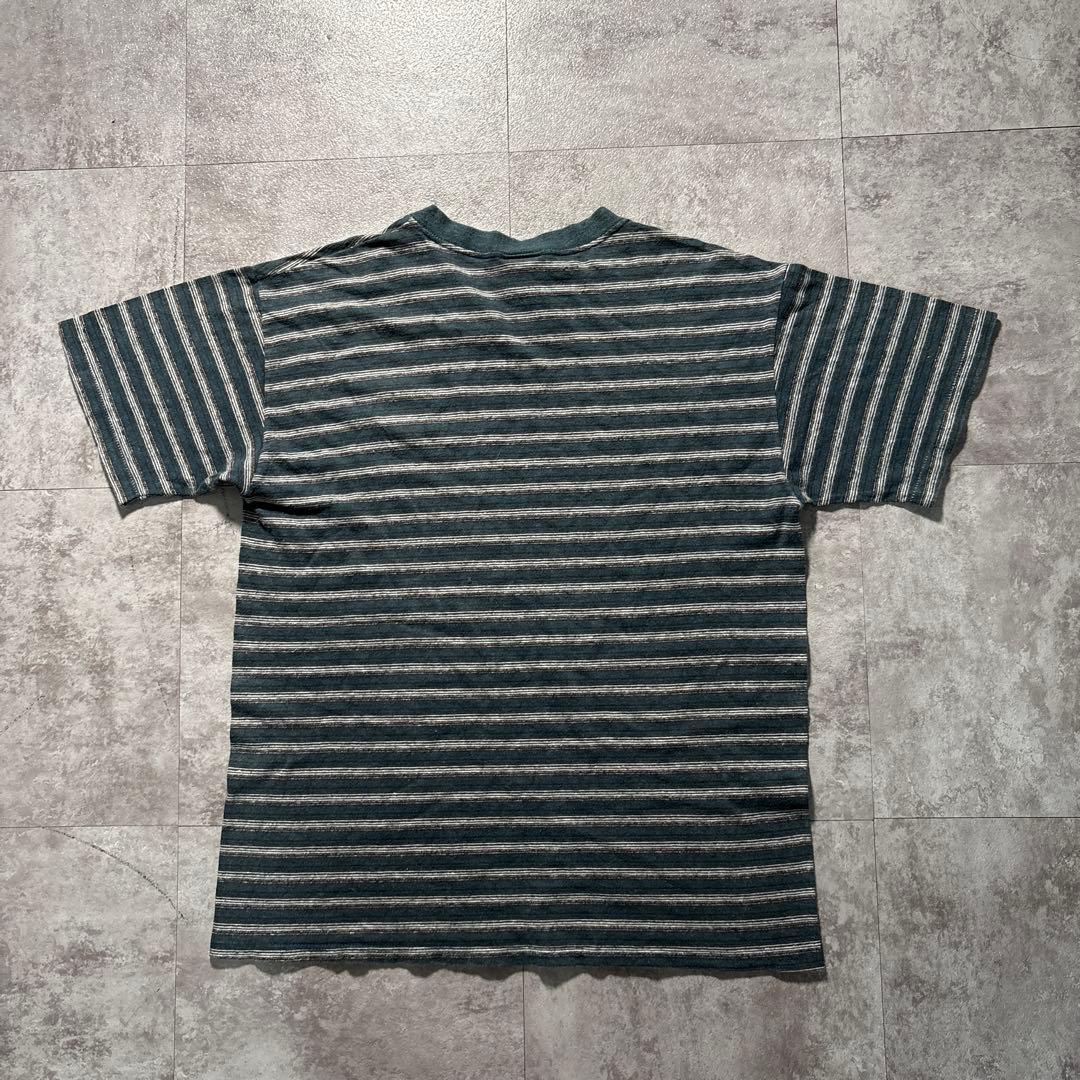 alien workshop 90s ボーダーTシャツ　袖シングル裾ダブル　半袖