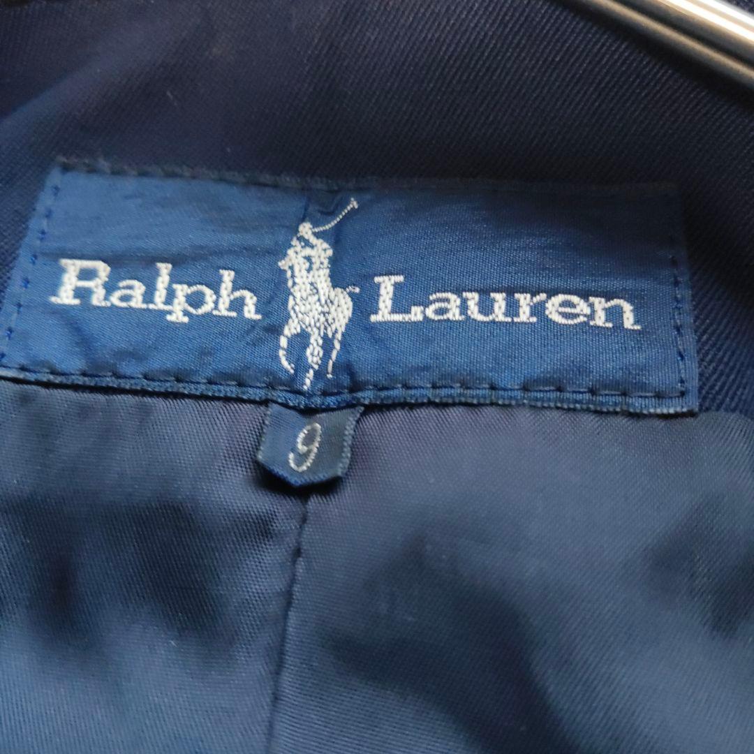 Ralph Lauren ポロラルフロー紺ブレ テーラードジャケット