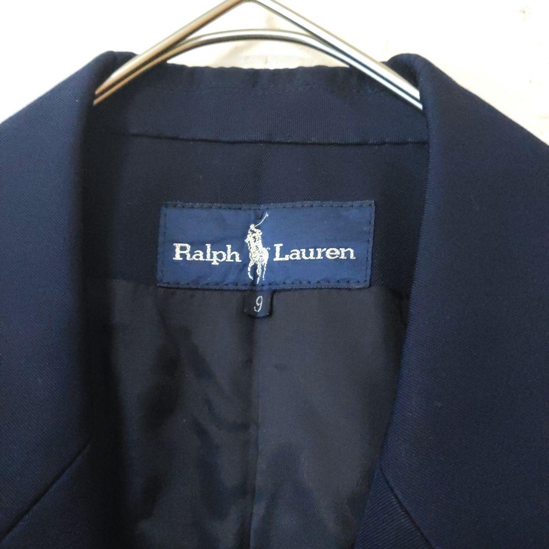 Ralph Lauren ポロラルフロー紺ブレ テーラードジャケット