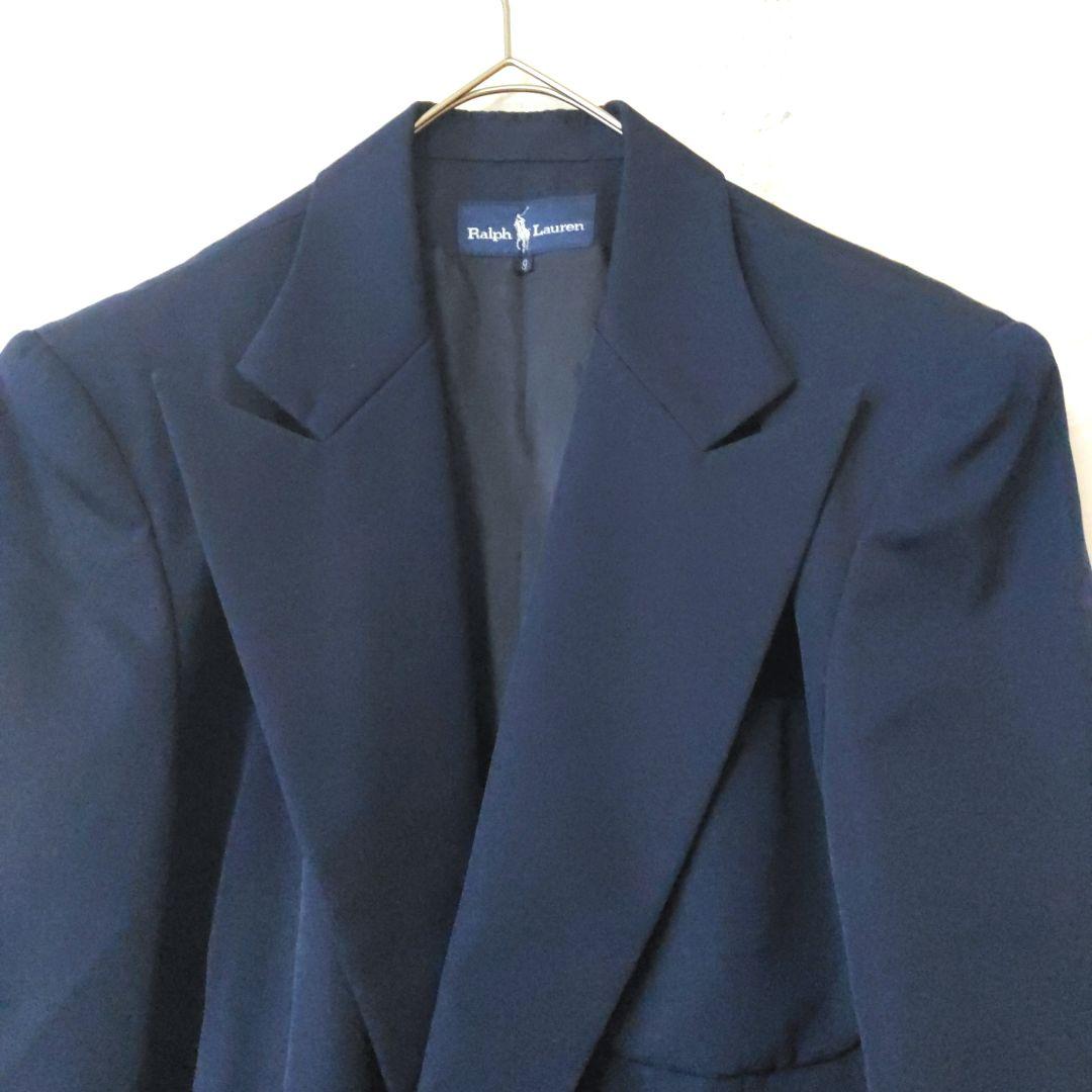 Ralph Lauren ポロラルフロー紺ブレ テーラードジャケット