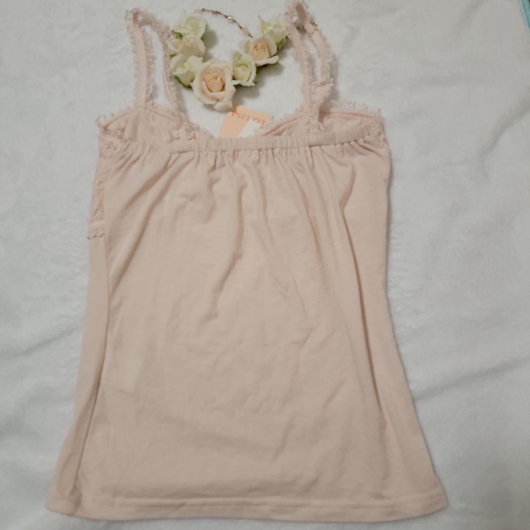 【新品】LIZ LISA ピンク薔薇チャーム キャミソール Mサイズ
