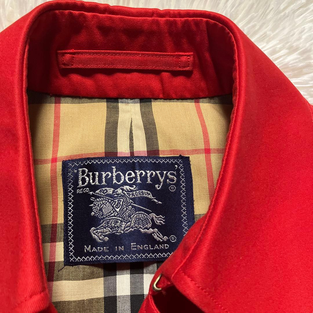 Burberrys 赤トレンチコート 1978年ビンテージ英国製クリーニング済み