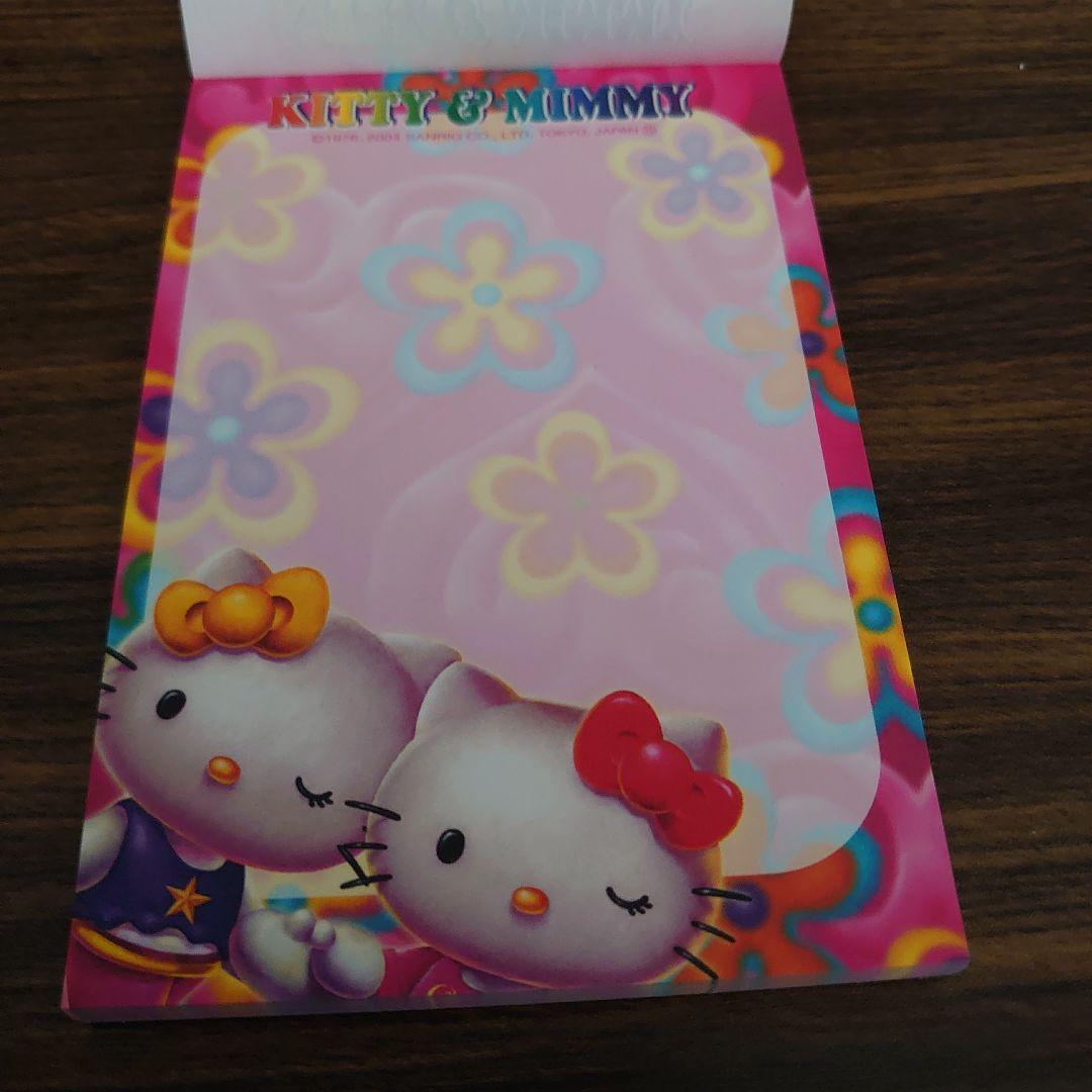 新品未使用♡ハローキティホログラムA6メモ