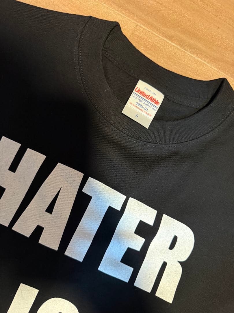 hatecreation HATER IS MY SWAG Tシャツ
