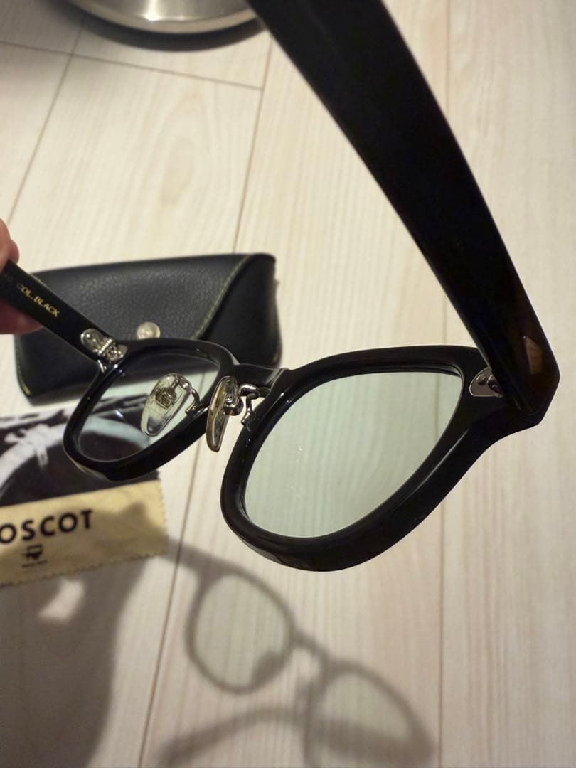 美品　MOSCOT LEMTOSH 44 ブラック モスコット レムトッシュ