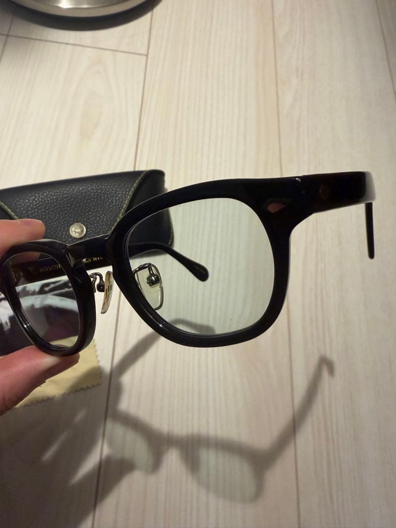 美品　MOSCOT LEMTOSH 44 ブラック モスコット レムトッシュ