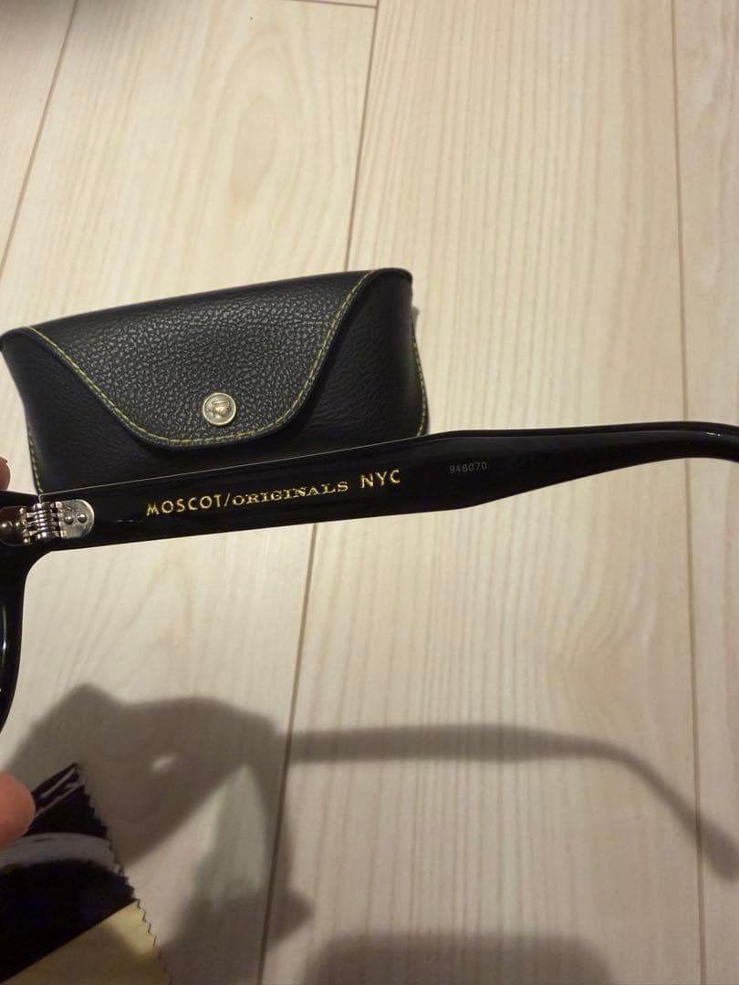 美品　MOSCOT LEMTOSH 44 ブラック モスコット レムトッシュ