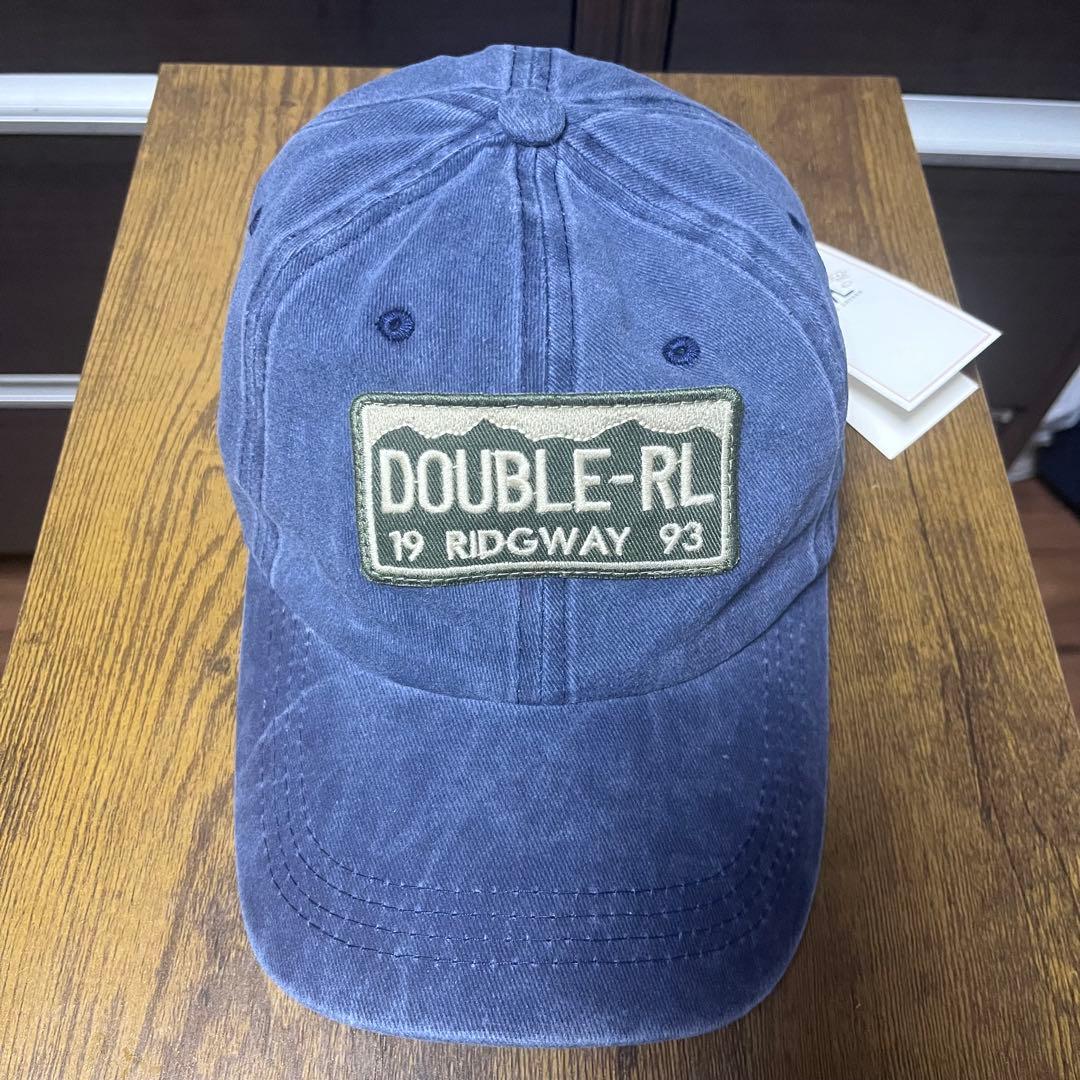 【未使用品】ダブル アールエル RRL ダブル-RL デニムブルーキャップ
