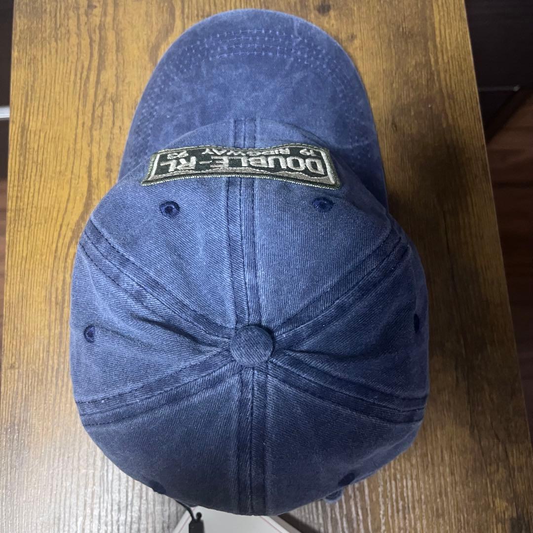 【未使用品】ダブル アールエル RRL ダブル-RL デニムブルーキャップ
