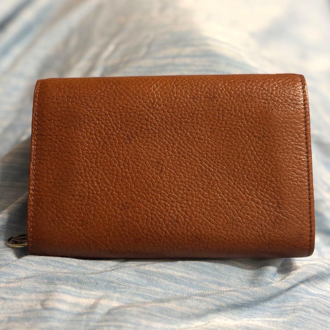 美品！Cartier カルティエ　二つ折り財布　ブラウン　ミニ財布