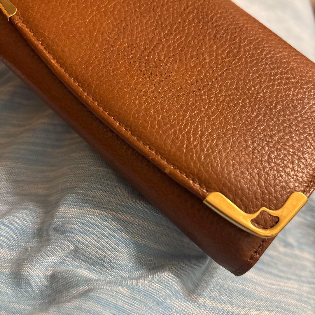 美品！Cartier カルティエ　二つ折り財布　ブラウン　ミニ財布