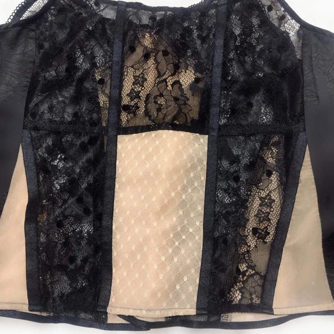 MAISON SPECIAL ミックスレース キャミ ビスチェ