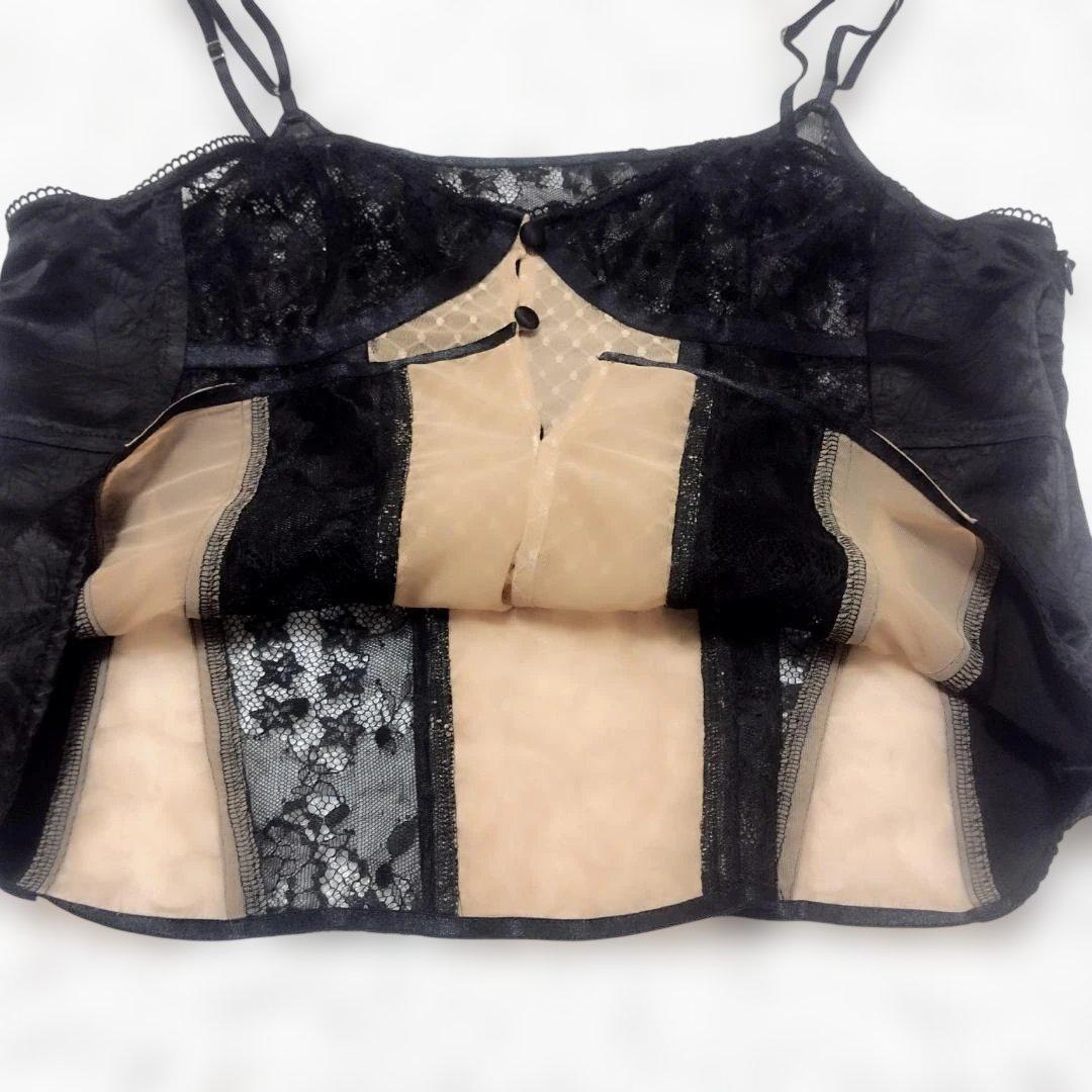 MAISON SPECIAL ミックスレース キャミ ビスチェ