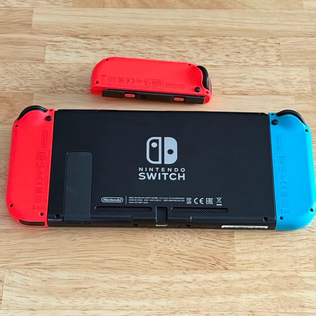 Nintendo Switch 本体 ＋ 赤ジョイコン1個(ケース付き)