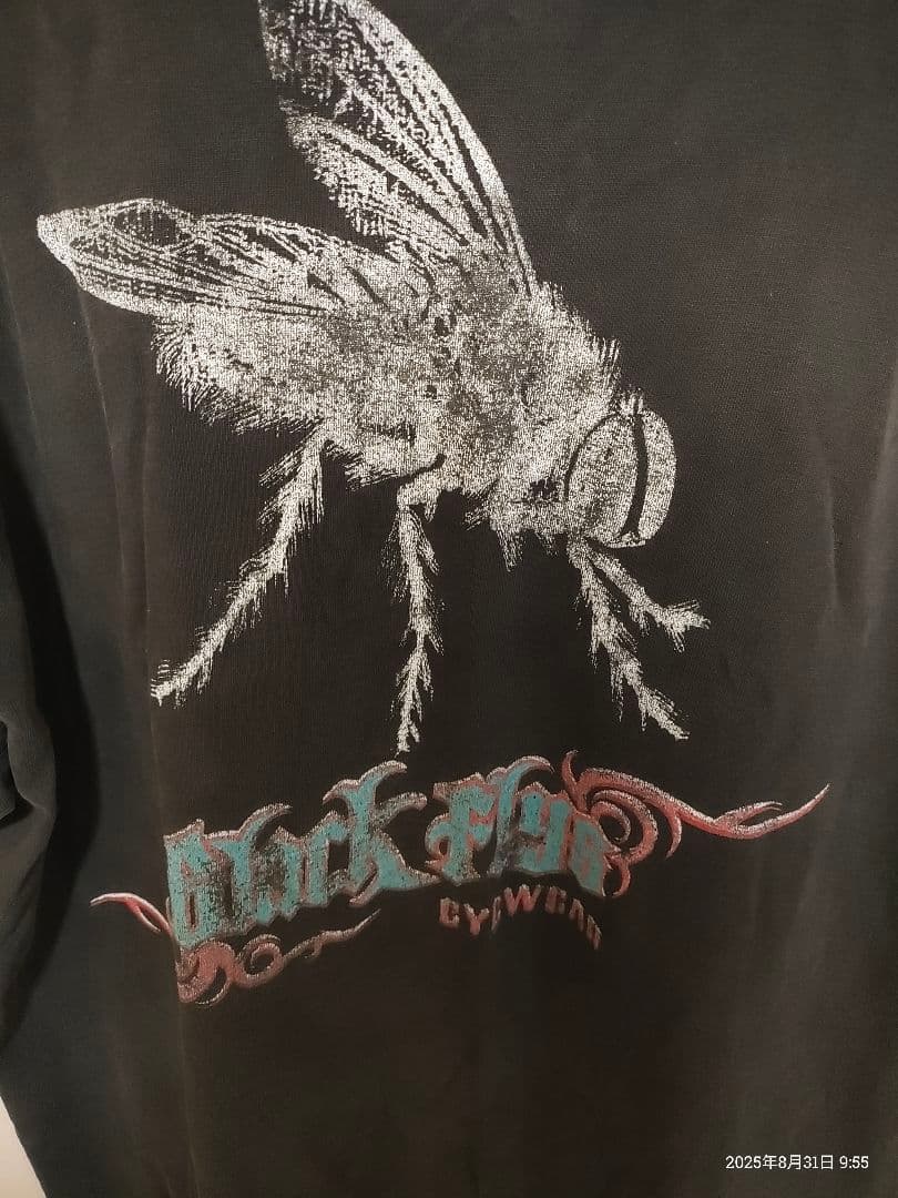 Black Flys ブラック Tシャツ オーバーサイズ