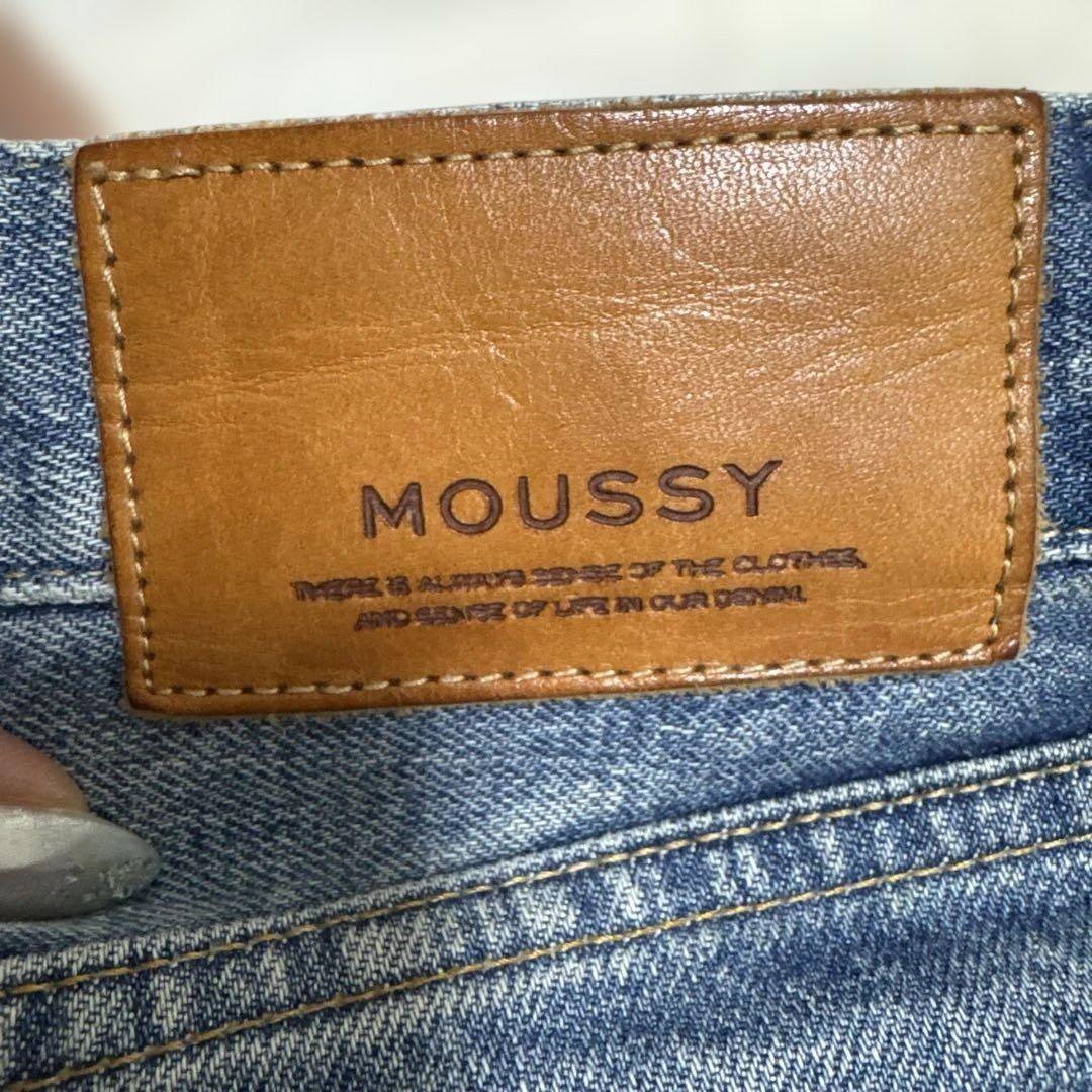 マウジー MVS FLARE フレアデニム MOUSSY 24 ブルー