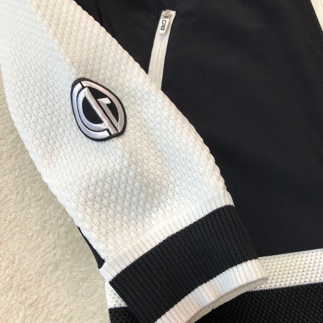 CPG GOLF シーピージーゴルフ 切替 ニットジップジャケット　メッシュ