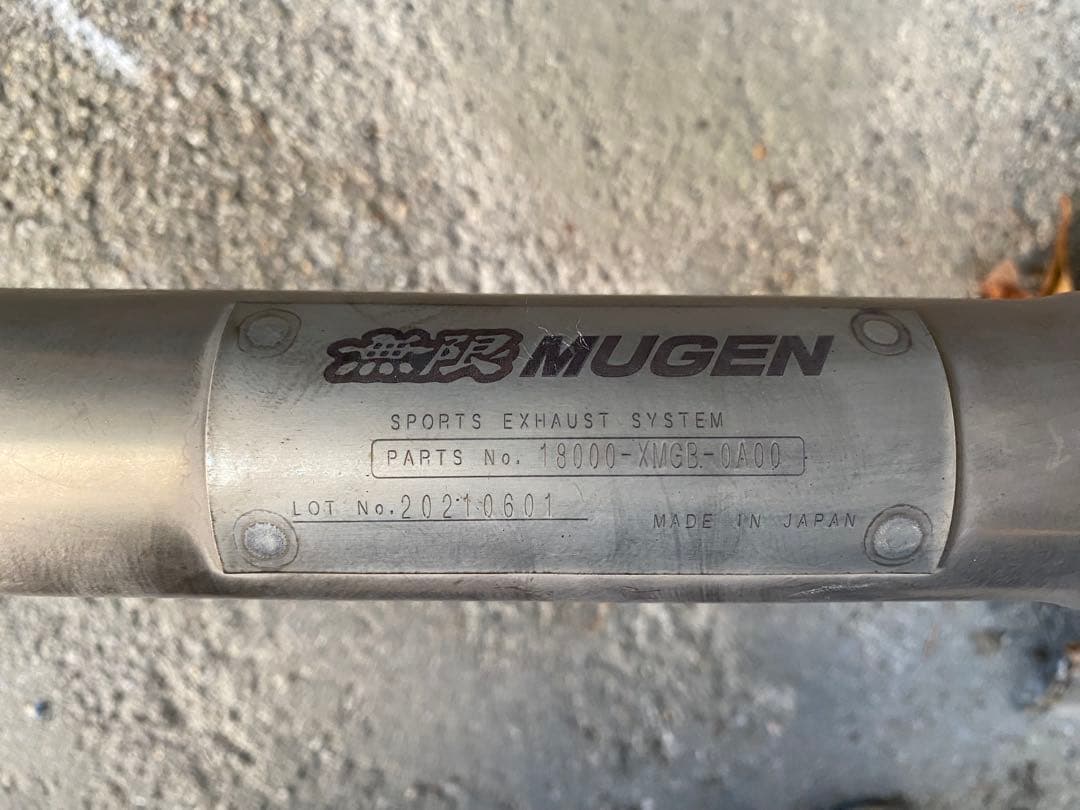 MUGEN マフラー　スポーツエキゾーストシステム 18007-MGC-000