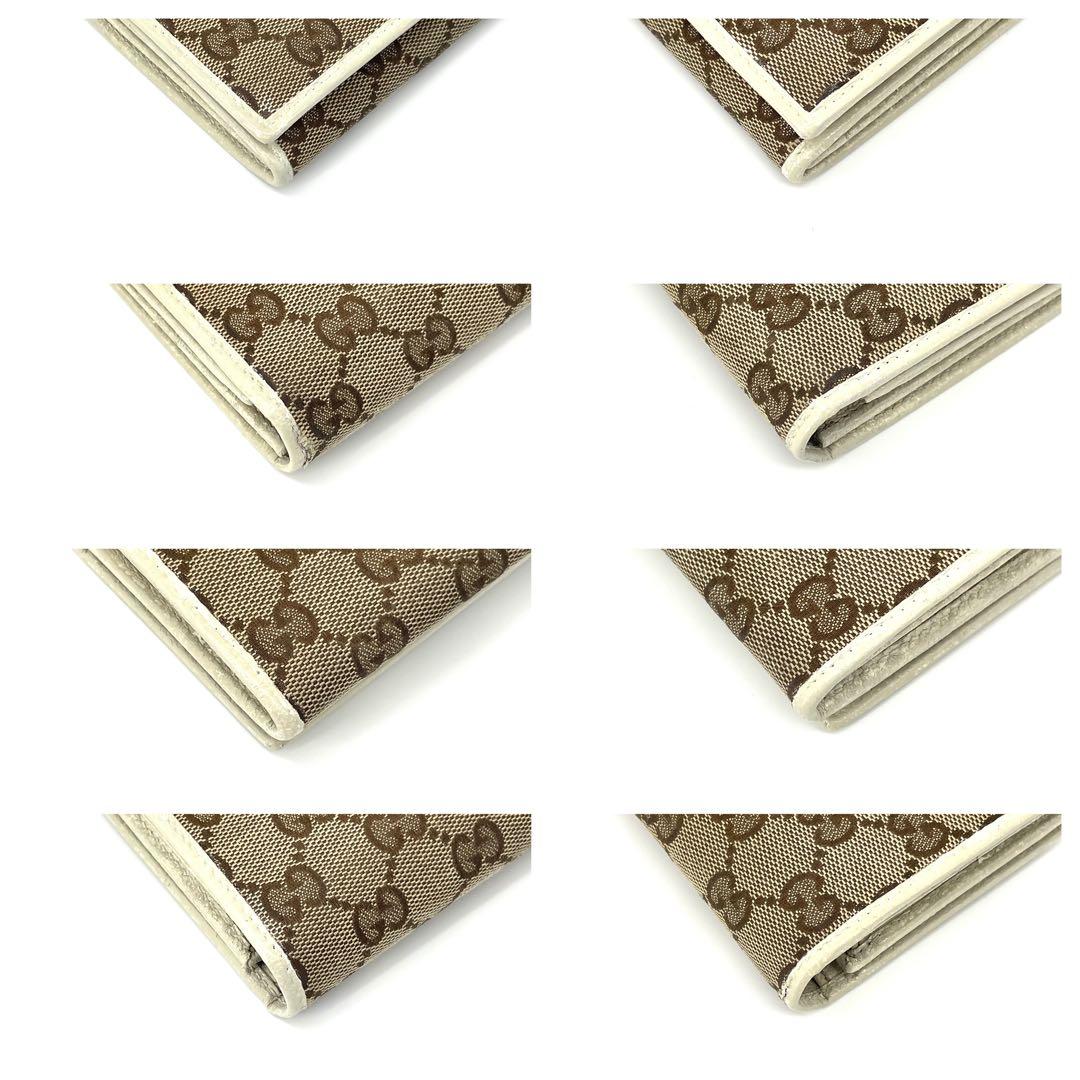 GUCCI✨GGキャンバス 長財布 ゴールドバー 6カード GG柄