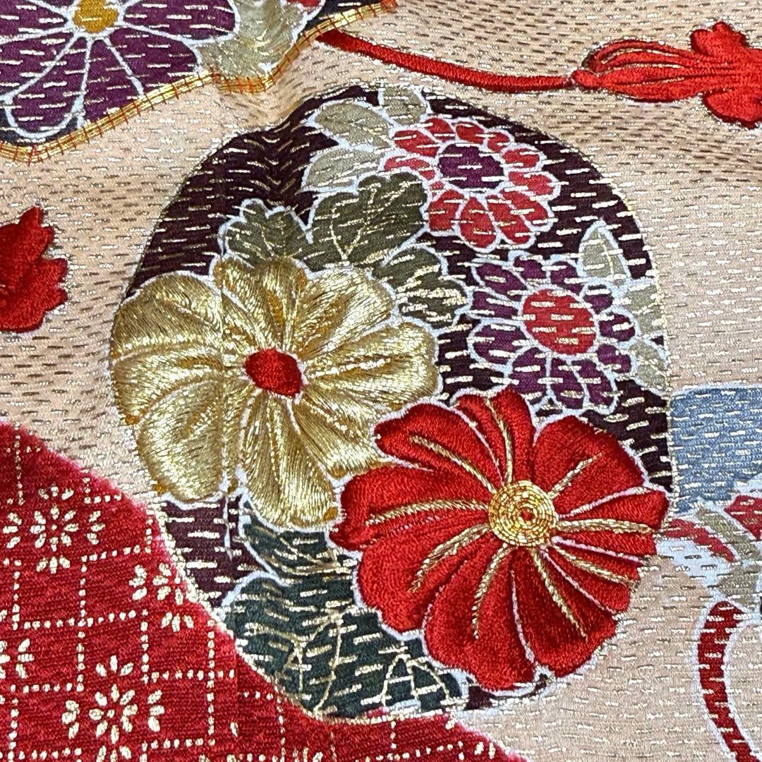 極上　超美品　振袖フルセット　絞り　刺繍　宝尽くし　成人式　151〜166