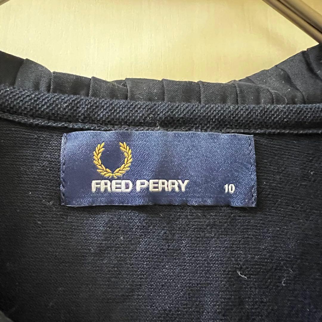 【フレッドペリー】FRED PERRY 襟付きポロシャツ ネイビー M 美品