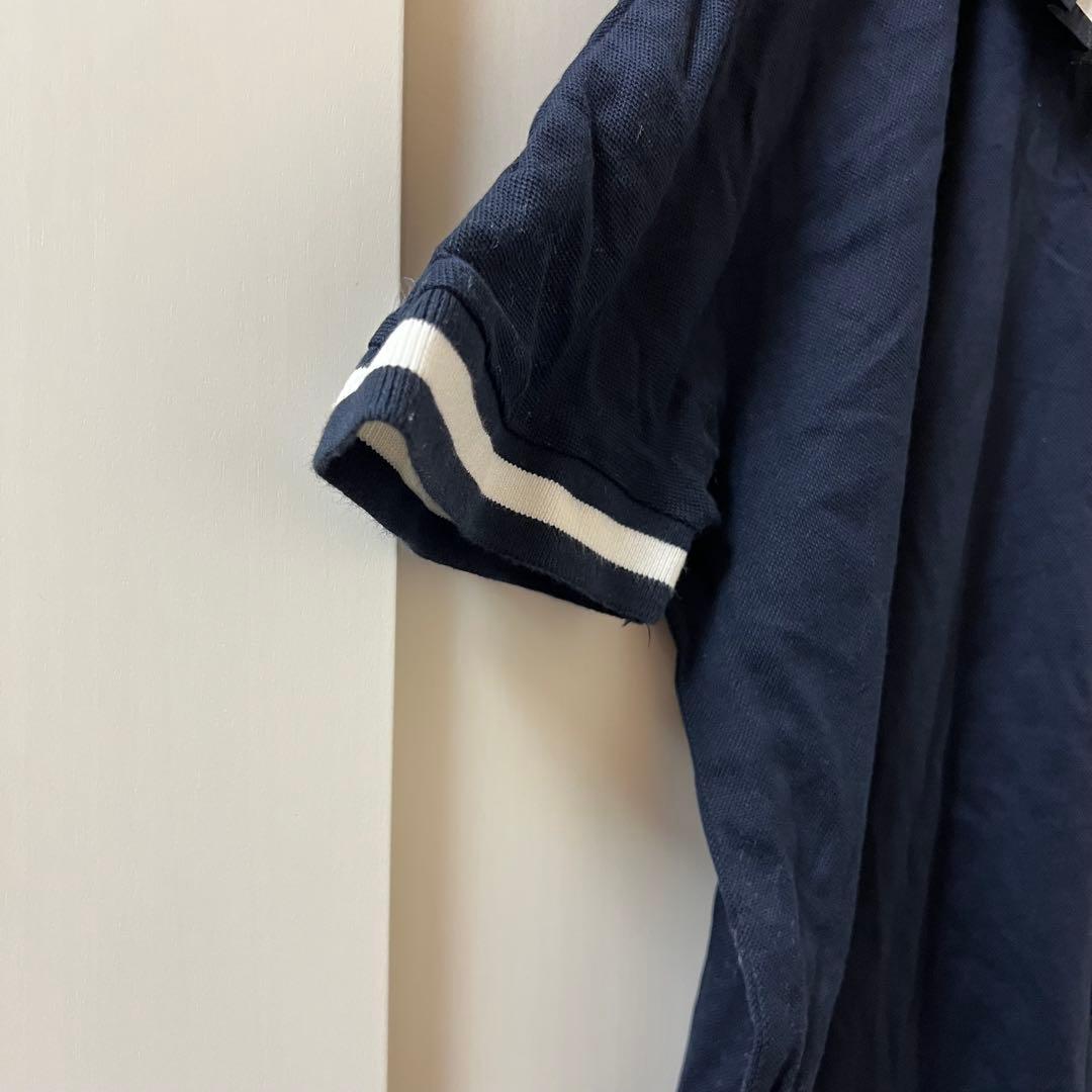 【フレッドペリー】FRED PERRY 襟付きポロシャツ ネイビー M 美品