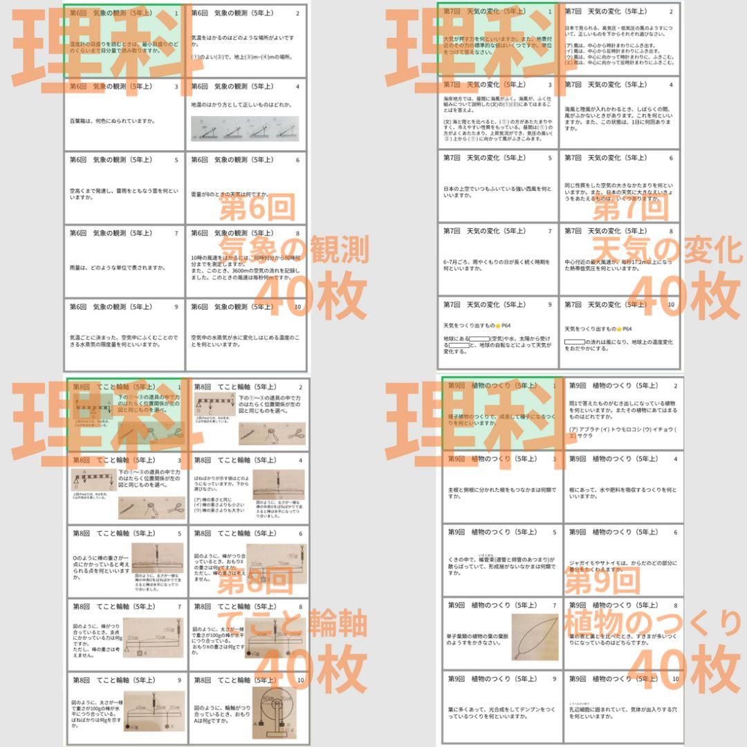 中学受験【5年上全部セット 社会・理科 6-19回】組分け対策 予習シリーズ