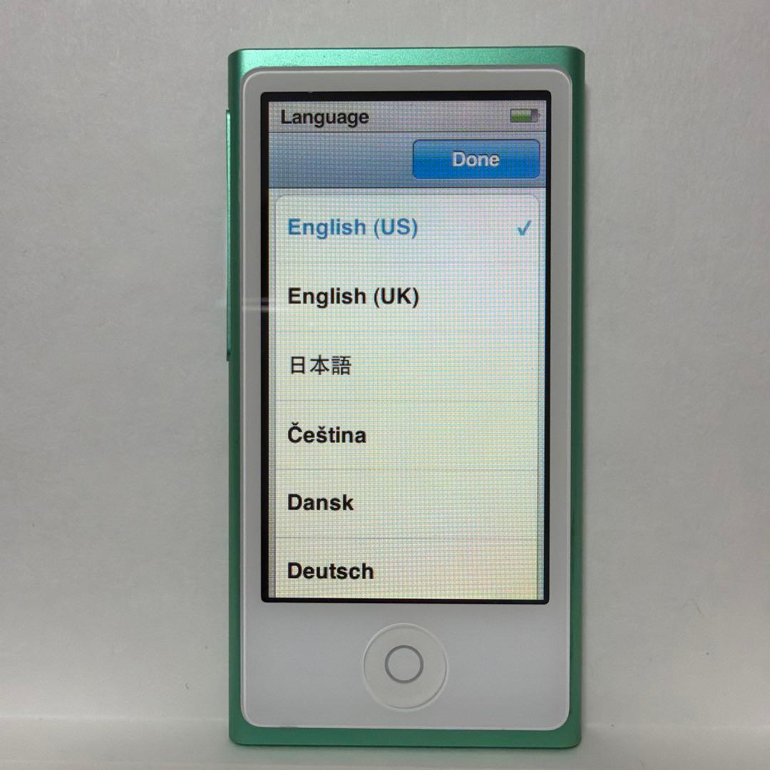 Apple iPod nano 第7世代16GB グリーン