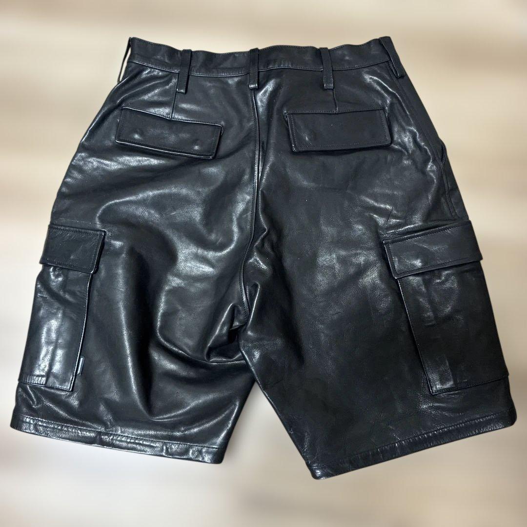 NEIGHBORHOODネイバーLEATHERレザーカーゴショーツwtaps