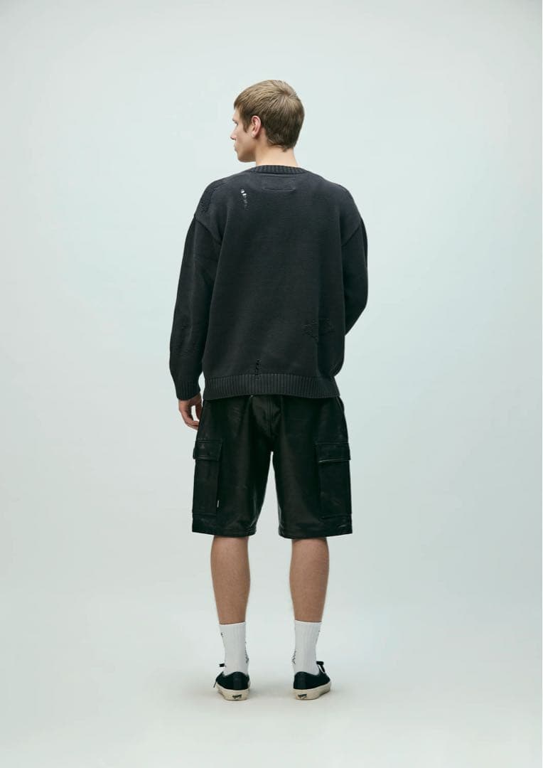 NEIGHBORHOODネイバーLEATHERレザーカーゴショーツwtaps