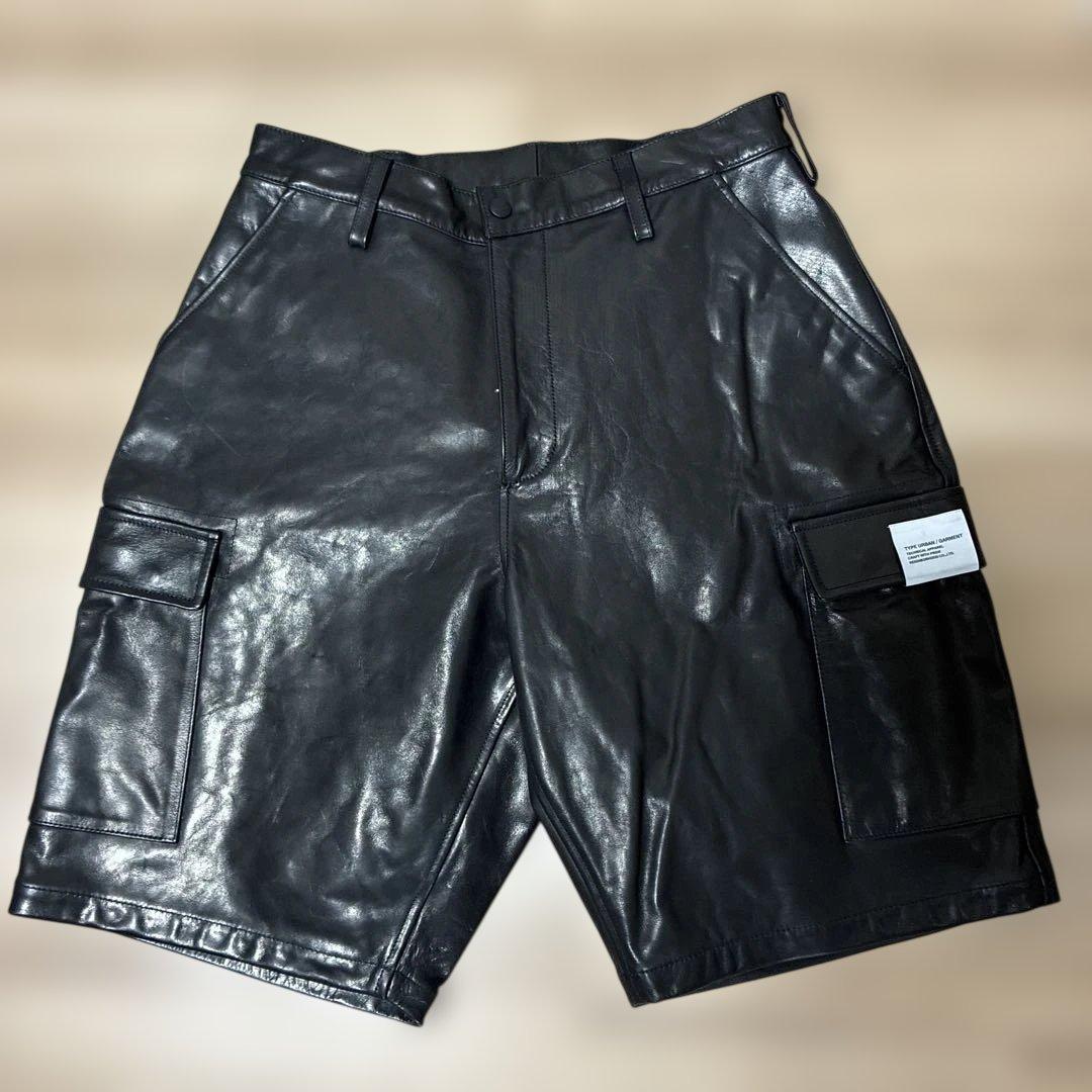 NEIGHBORHOODネイバーLEATHERレザーカーゴショーツwtaps