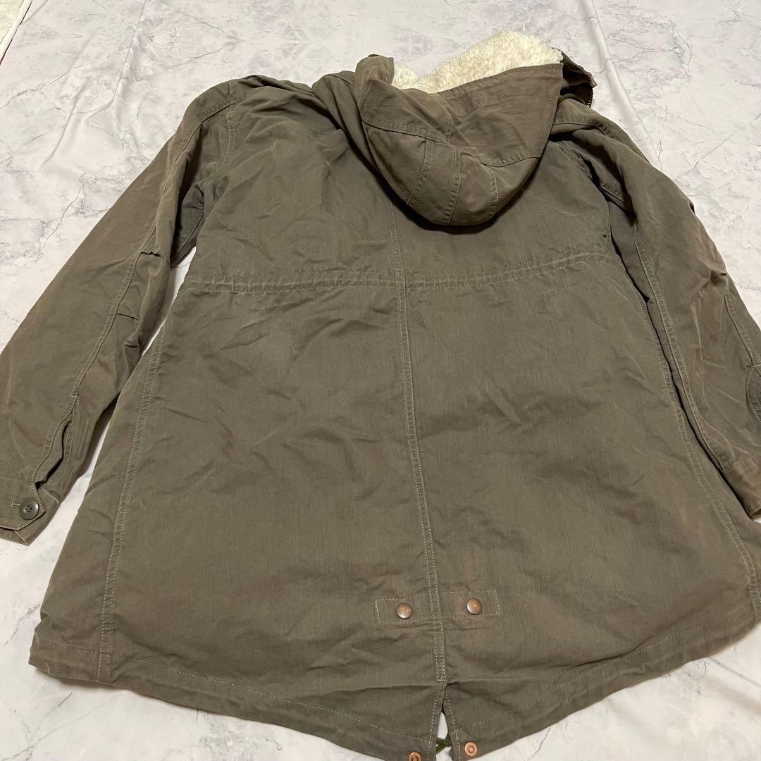Fred Perry フレッドペリーF2277 モッズコート カーキー M