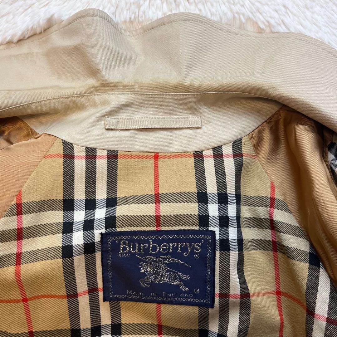 Burberrys バーバリーズ　ステンカラーコートノバチェック ベージュ