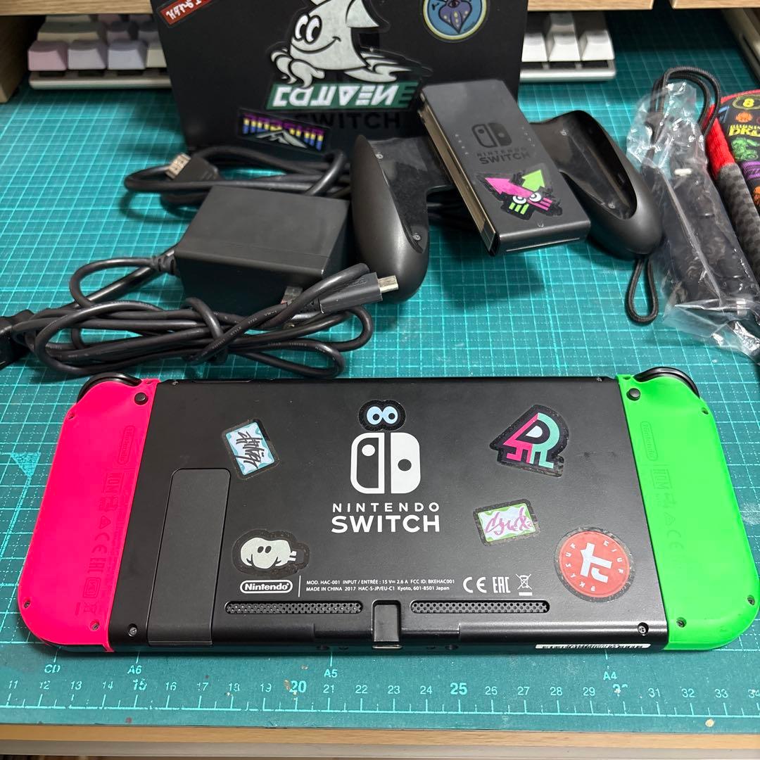 Nintendo Switch 本体 スプラトゥーンデザイン 動作確認済